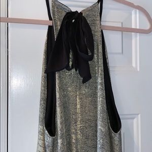 Gorgeous Gold Silver metallic dress